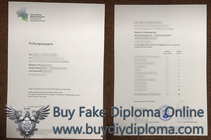 Hochschule Kaiserslautern Academic record