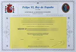 Universidad de Navarra Credentials sample