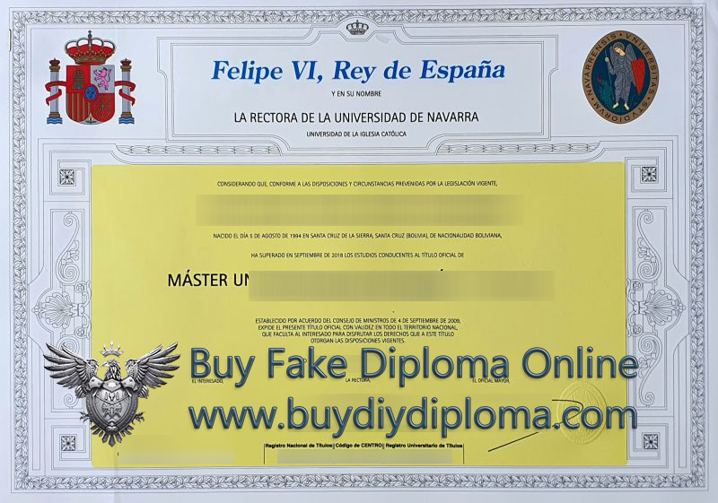 Universidad de Navarra Credentials