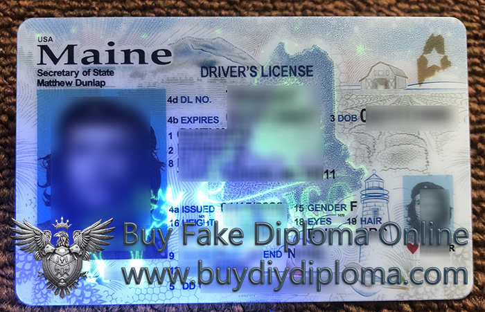 Maine ID (Driver License Reproduction)