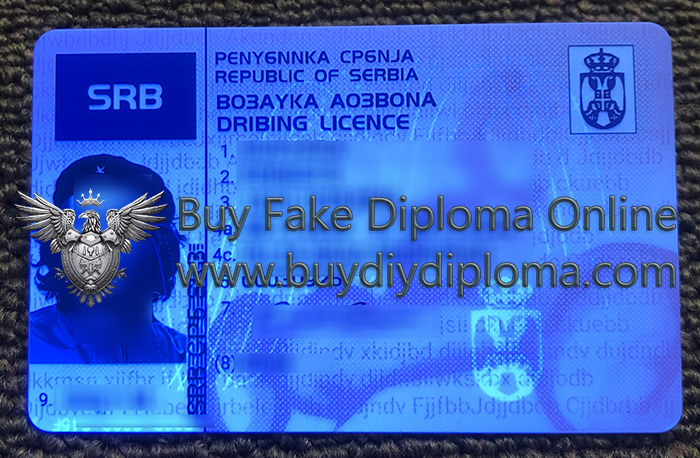 Serbia Driver License Reproduction