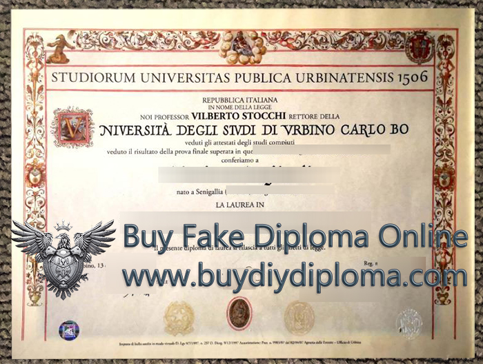 University of Urbino Credentials