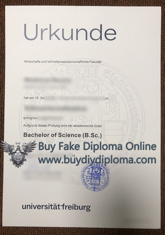 Universität Freiburg Urkunde Universität Freiburg Urkunde