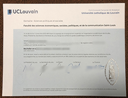 Université catholique de Louvain Credentials