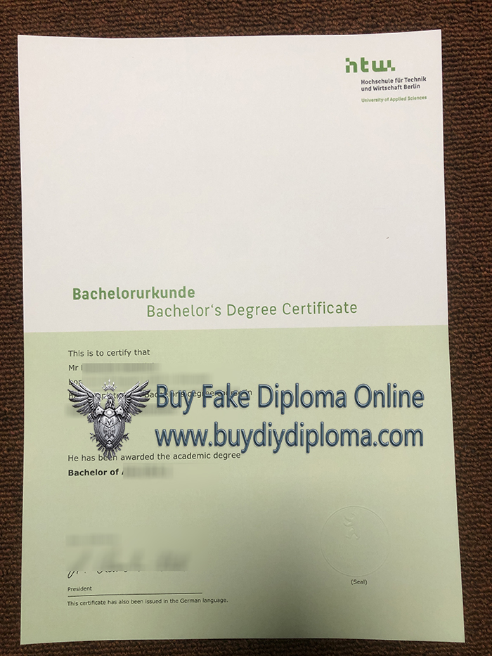 HTW Berlin Urkunde
