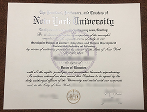 New York University Doctor of Education Qualification