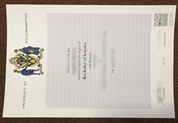 University of Wolverhampton BSc Qualification sample