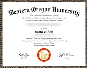 Western Oregon University Credentials