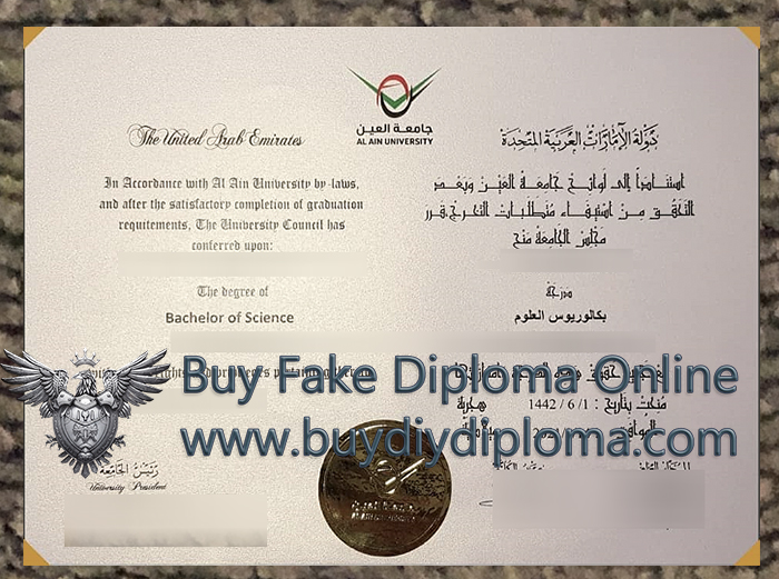 Al Ain University Credentials
