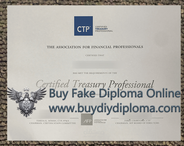 Certified Treasury Professional (CTP) Credentials