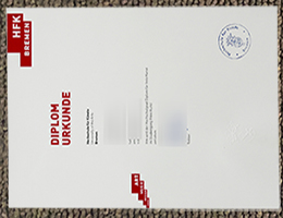 Hochschule für Künste Bremen Urkunde sample