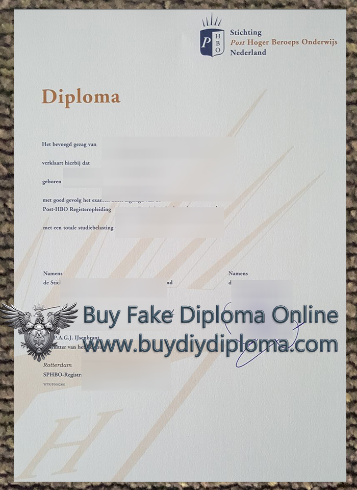 Stichting Post HBO Credentials