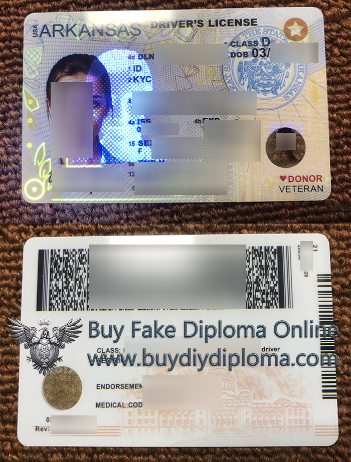 Arkansas Driver License Reproduction, ID