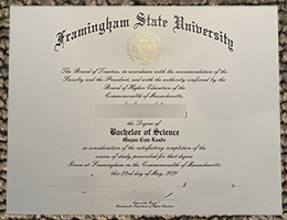 Framingham State University Qualification Credentials