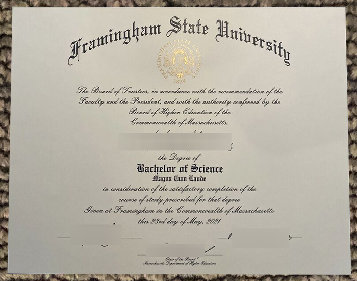 Framingham State University Qualification