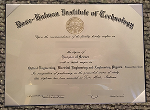 Rose–Hulman Institute of Technology BSc Qualification sample