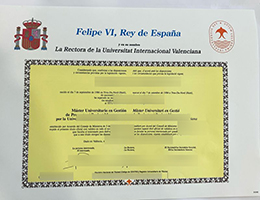 Universidad Internacional de Valencia Credentials Credentials