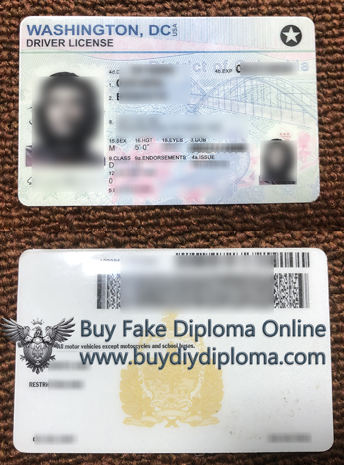 Washington Driver License Reproduction ID