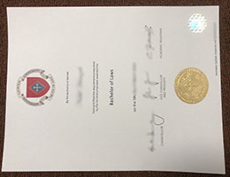 ACU Bachelor of Laws Qualification Credentials