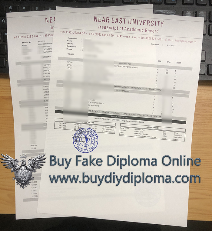 Near East University Academic record Near East University Academic record