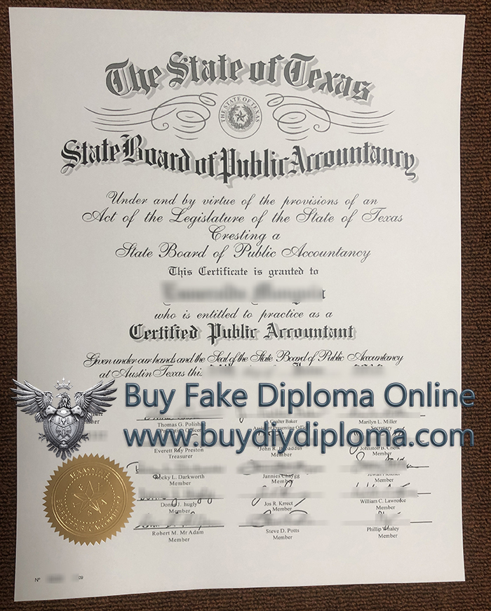 Texas CPA Credentials