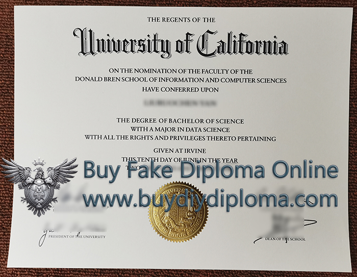 University of California, Irvine Credentials