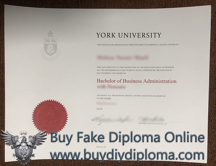 York University BBA Qualification