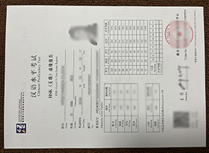 HSK level 5 test Score ReportHSK level 5 test Score Report