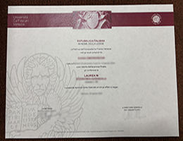 Università Ca' Foscari Venezia Laurea sample