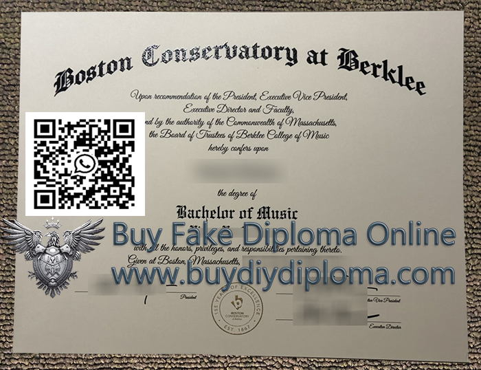 Boston Conservatory at Berklee Credentials Credentials