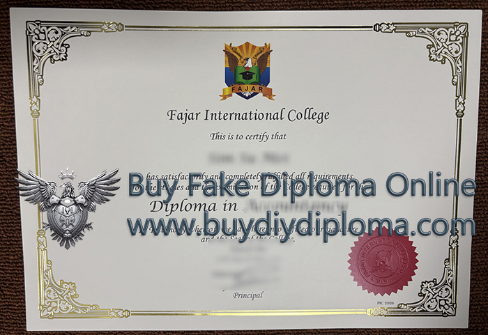 Fajar International College Credentials
