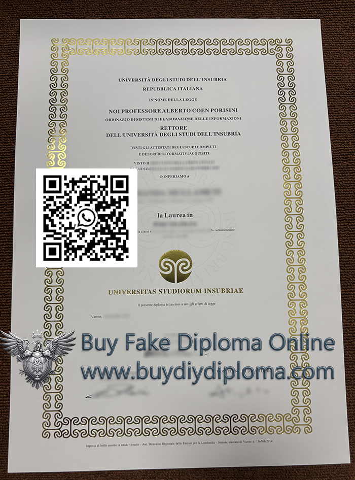 Università degli Studi dell’Insubria Laurea