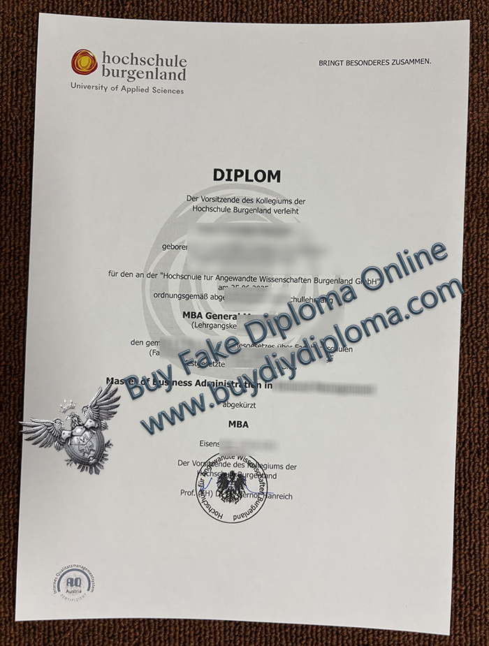 Hochschule Burgenland Diplom Hochschule Burgenland Diplom