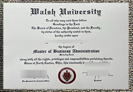 Walsh University Credentials Credentials