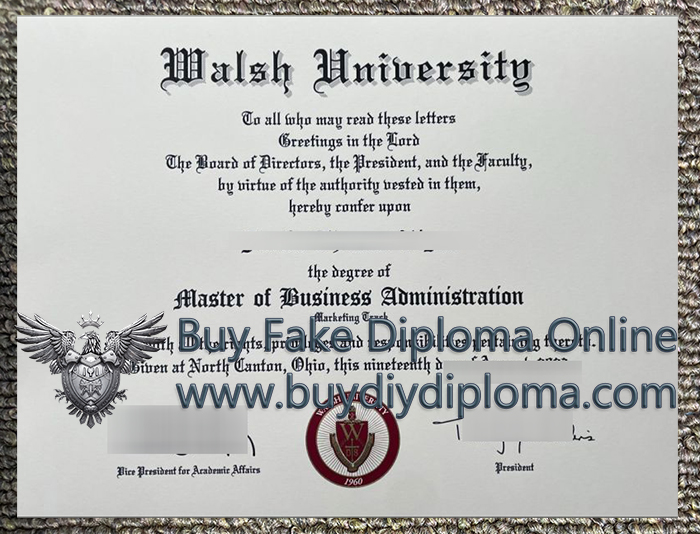 Walsh University Credentials Credentials