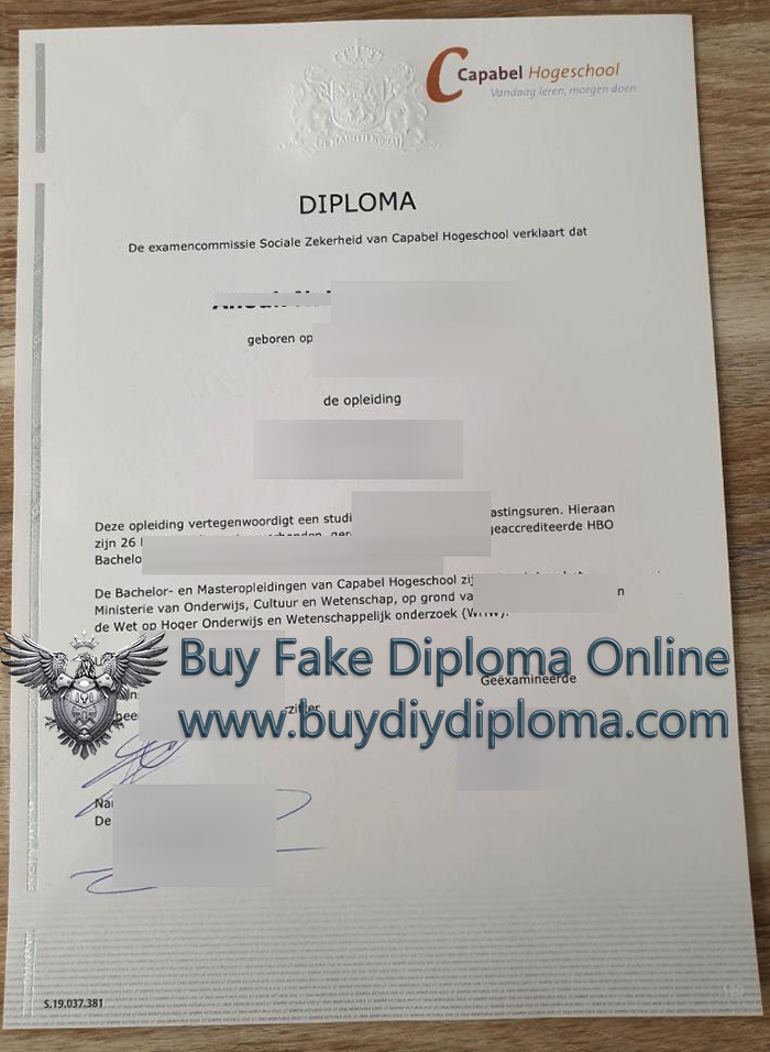 Capabel Hogeschool Credentials