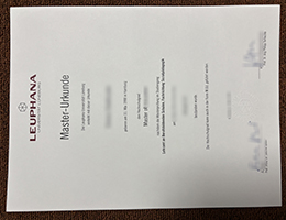 Leuphana Universität Lüneburg Urkunde