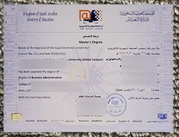 Saudi Electronic University Qualification Credentials
