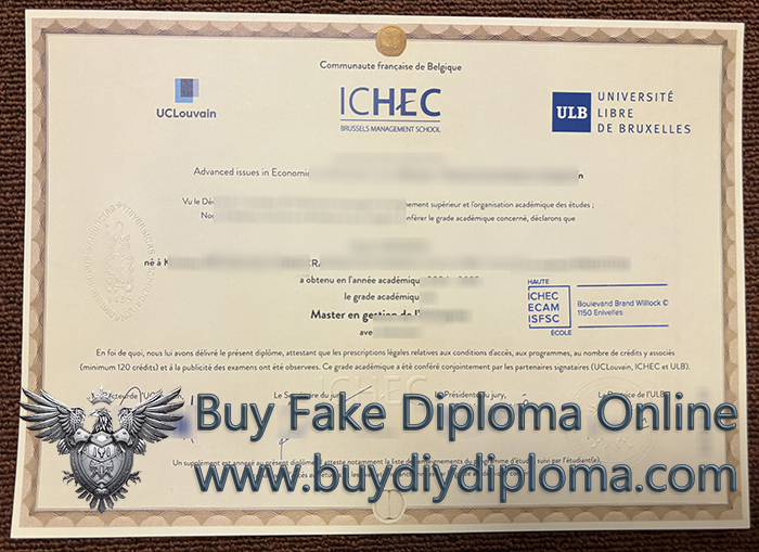 UCLouvain Saint-Louis Bruxelles Qualification, UCLouvain Saint-Louis Bruxelles Credentials