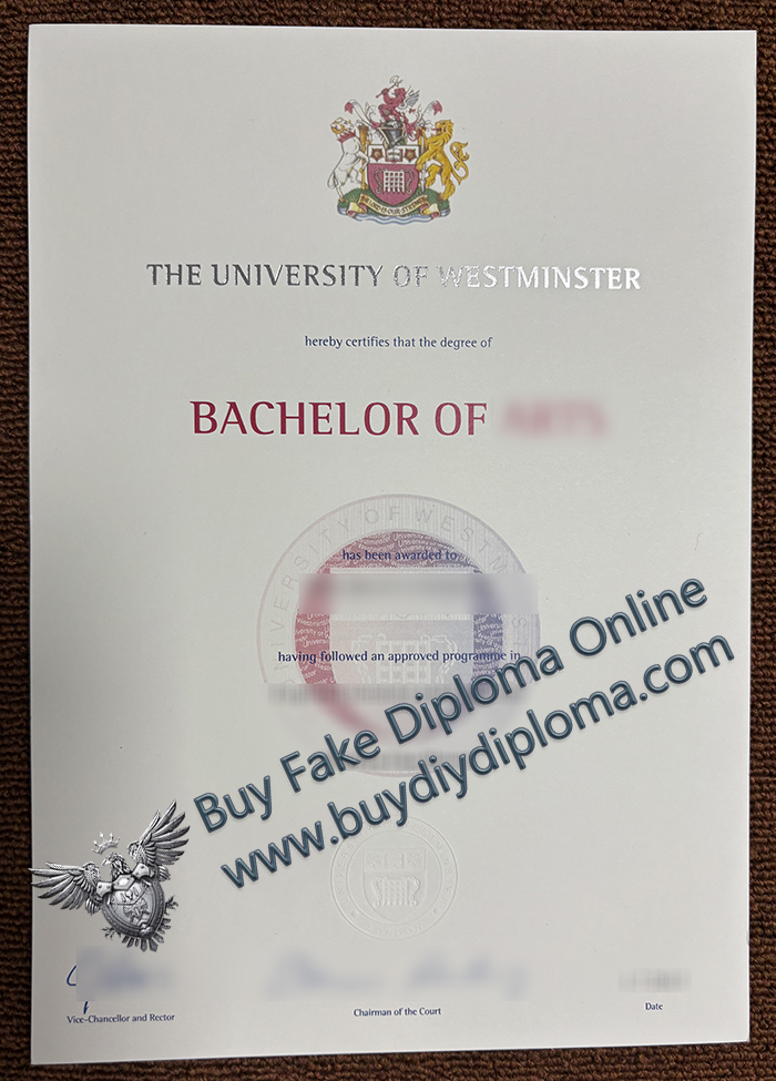University of Westminster Qualification