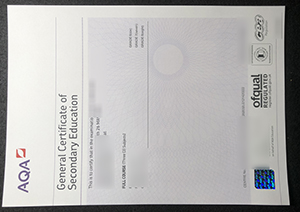 AQA GCSE Certificate