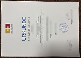 Hochschule Hamm-Lippstadt Urkunde sample