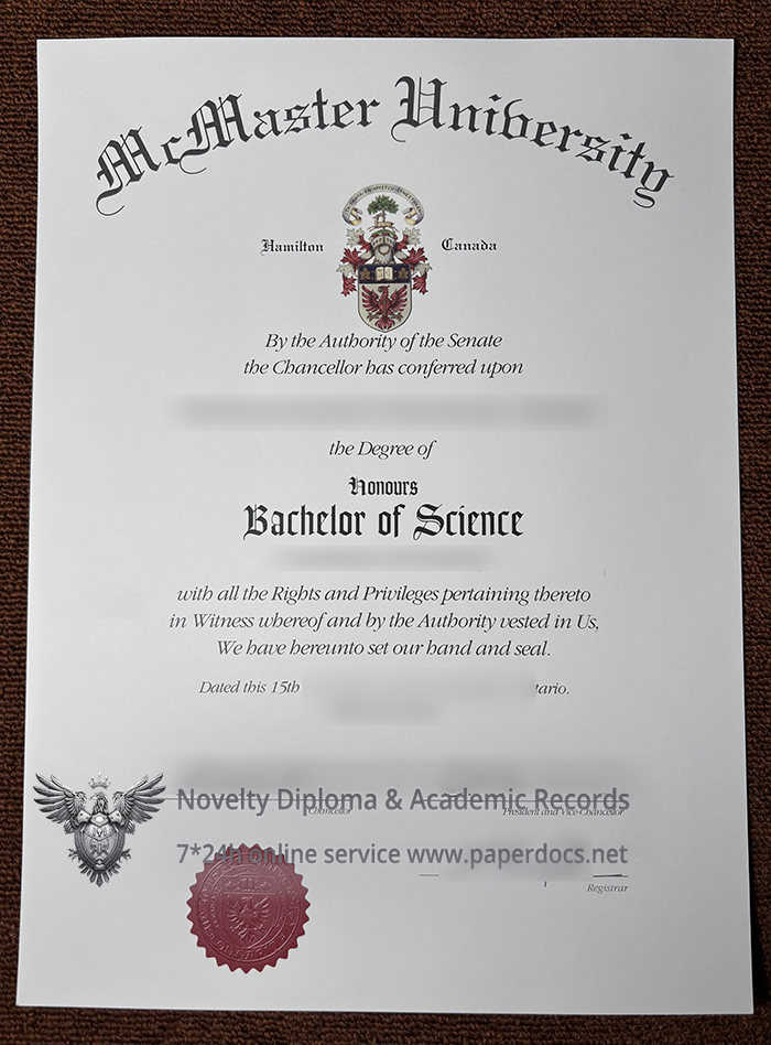 Mcmaster University degree Mcmaster University degree