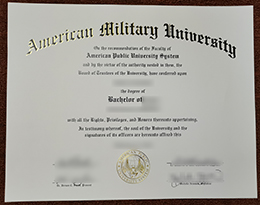 American Military University diploma
