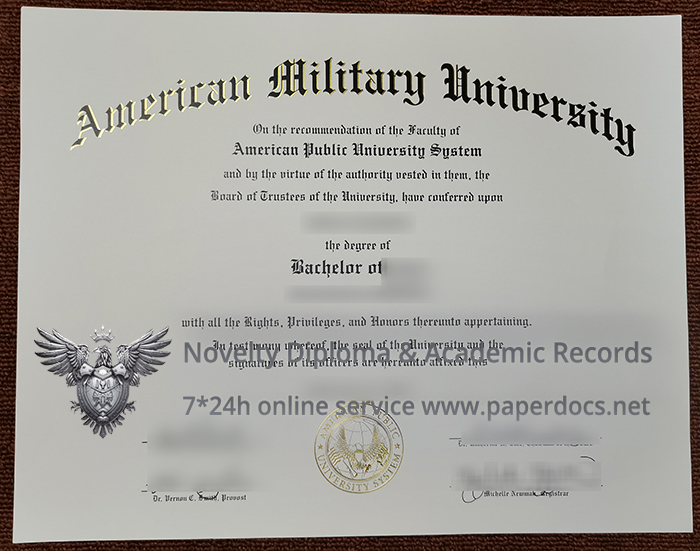 American Military University diploma American Military University diploma