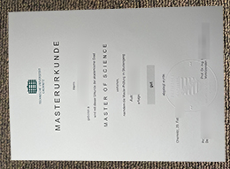 Technische Universität Chemnitz Urkundesample