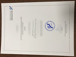 Fachhochschule des Mittelstands Urkunde