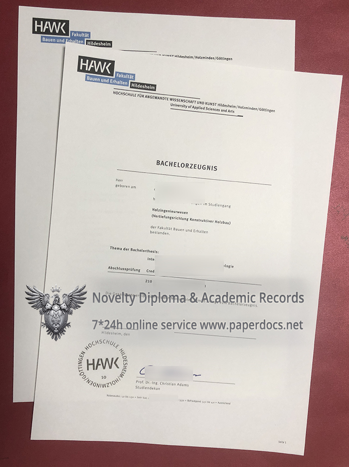HAWK Zeugnis