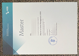 Hochschule Bremen Urkunde sample