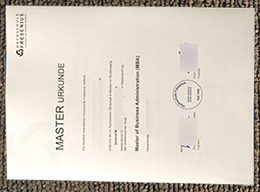 Hochschule Fresenius Urkunde